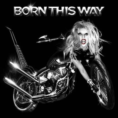 lady gaga born this way cover art motorcycle. Lady Gaga photoshopped herself